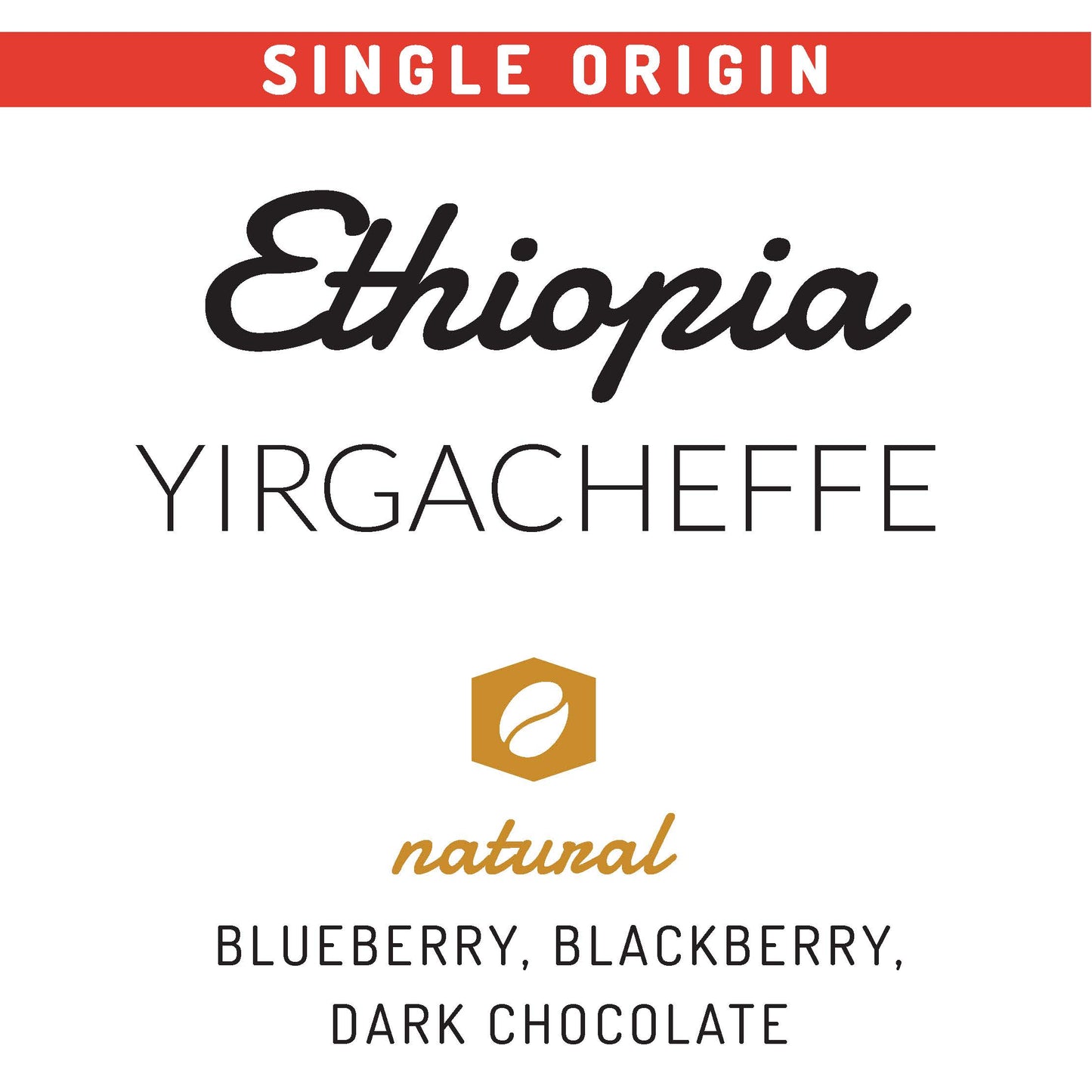 Ethiopia - Yirgacheffe Natural