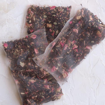 Big Hibiscus Box: Blended Herbal Tea Sachets - Hibiscus