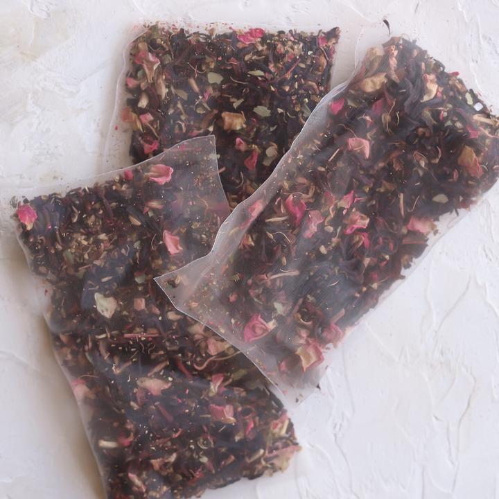 Blended Herbal Tea Sachets - Hibiscus